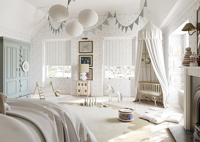 Merrily, Merry Stripy Fairground - Roller Blind - Image 7